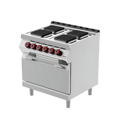 Desco Electric Cooker 4 Plates with Oven, 21.6 kW, 80 x 90 x 90 cm