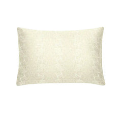 THS Elysian Paisley Jacquard Cotton Oxford Pillow Cover Pair Ivory