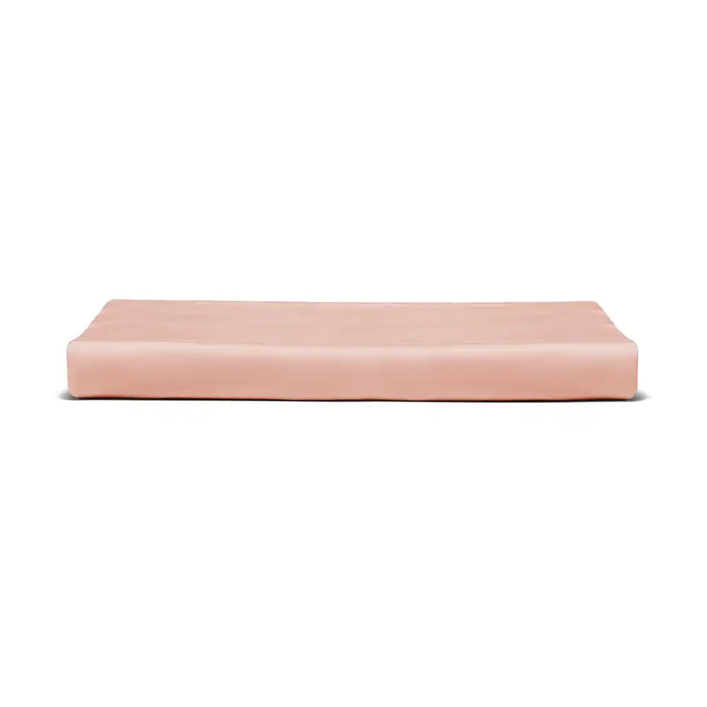 ths giza cotton king flat bed sheet pastel pink