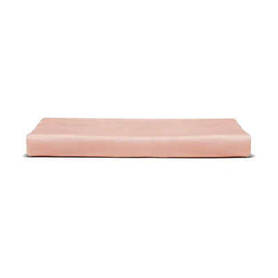 ths giza cotton king flat bed sheet pastel pink