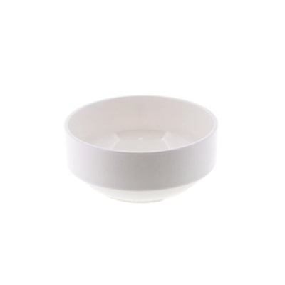 Tribeca Polycarbonate White Round Bowl  12 Cm, BOX QUANTITY 60 PCS