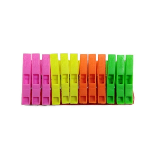 THS CT225 Plastic Cloth Pegs Coronet Multicolors