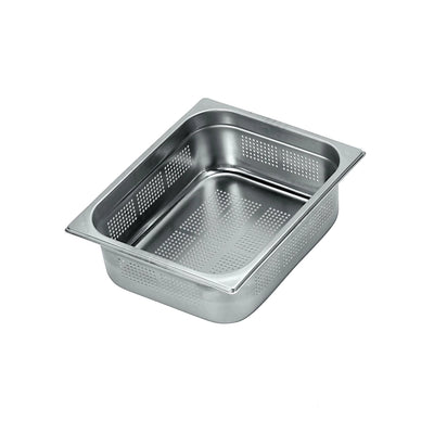 Viraj Stainless Steel Perforated GN  1/1 Pan, Height 6.5cm