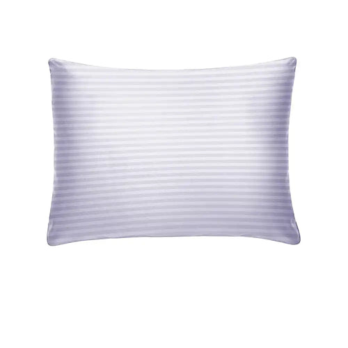 THS Zen Stripes Single Cotton Oxford Pillow Cover Glacier