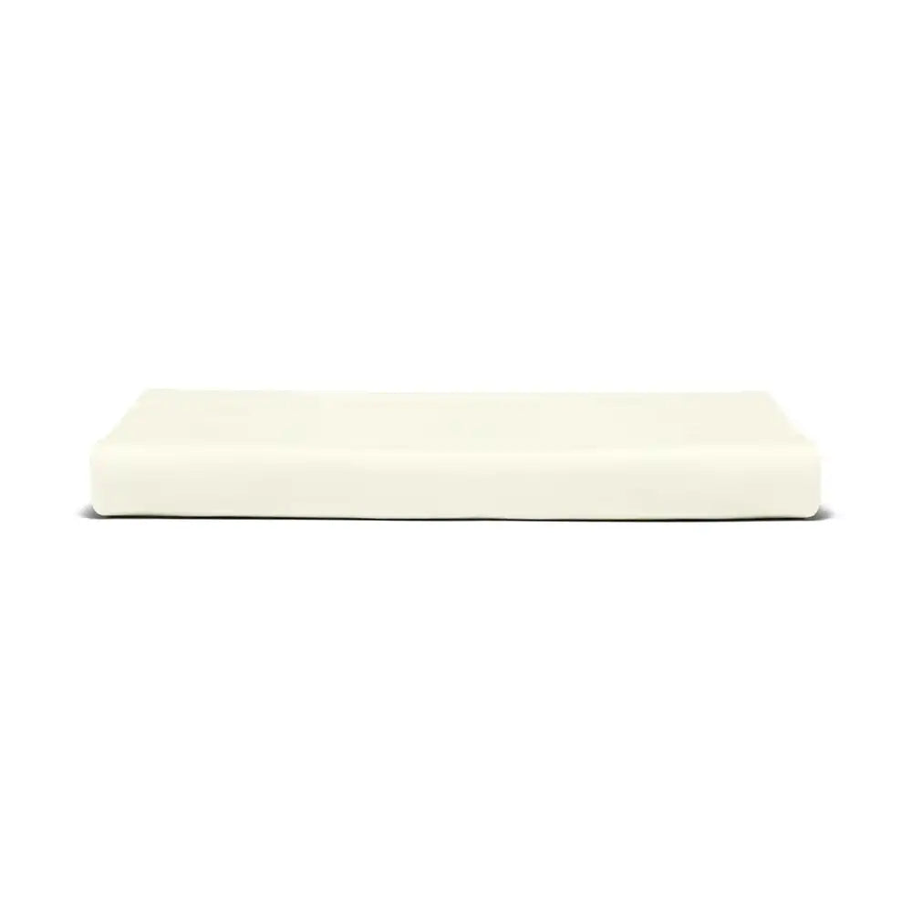 ths giza cotton queen flat bed sheet ivory