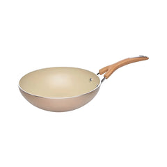 Meyer Stainless Steel 26 Cm Cushion Smart Wok, Cream