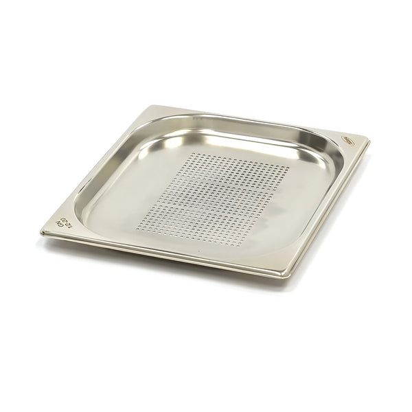 Viraj Stainless Steel Perforated GN 1/2 Pan, Height 2cm