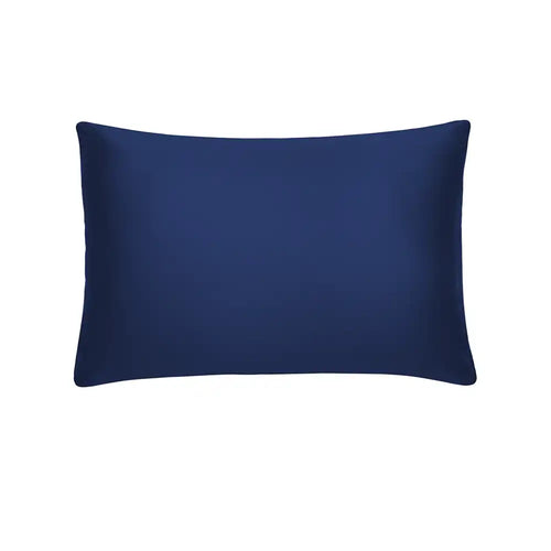 THS Giza Cotton Single Oxford Pillow Cover Indigo Blue