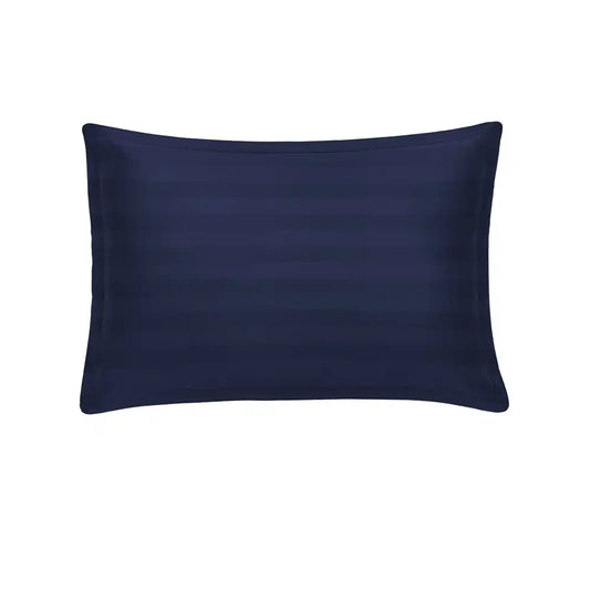 ths eternal stripes cotton pillowcase pair navy blue