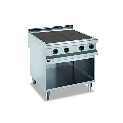 Apach Cook Line Stainless Steel Electric Range Cooker 4 Hotplates APRE-89QP/PL, 12KW