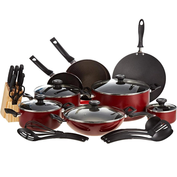 prestige-aluminum-non-stick-cookware-set-red-25pcs