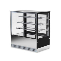 Lava Inox Cake Display Chiller with 3 Shelves, 840 W, 180 x 74 x 130 cm