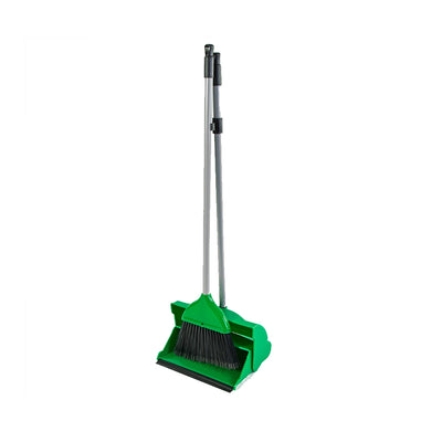 THS MR825 Long Handle Dust Pan Set Green