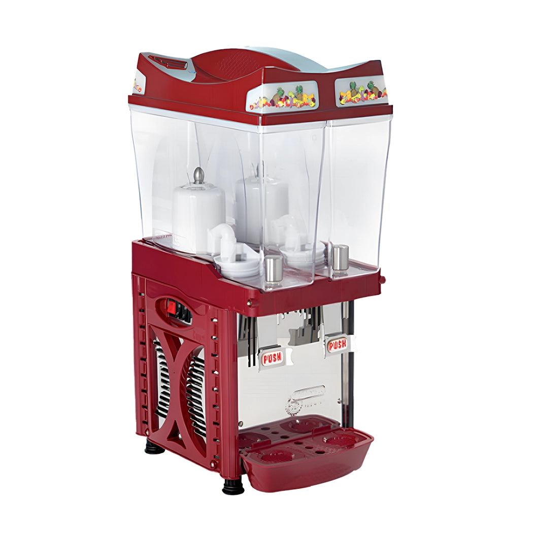 Cofrimell MiniCapri 2S Juice Dispenser Red, 2 x 5 L, 280 W, 27 x 40 x 60 cm