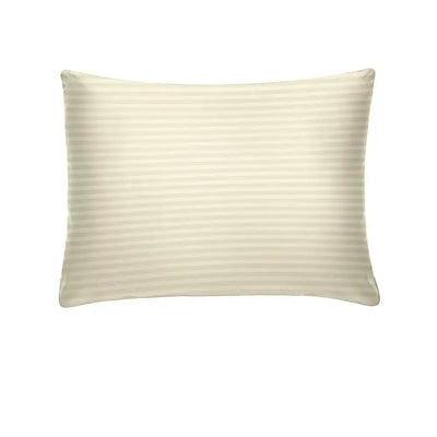 ths zen stripes cotton oxford pillow cover pair ivory