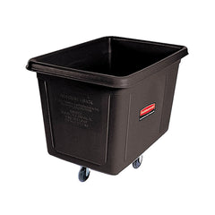 Rubbermaid 200L Cube Truck Without Lid Black