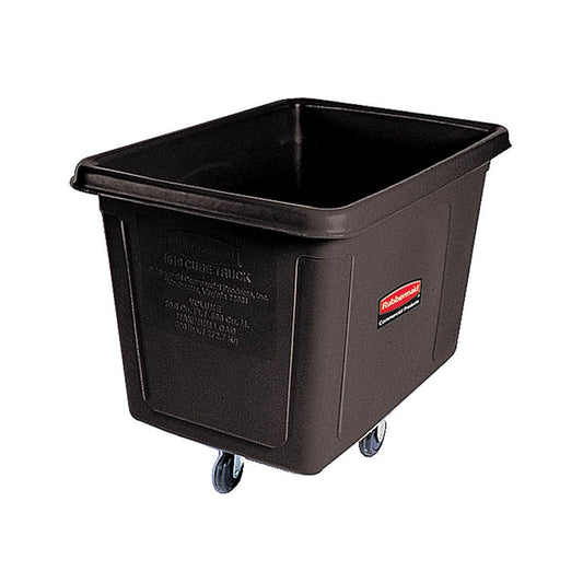 rubbermaid 200l cube truck without lid black