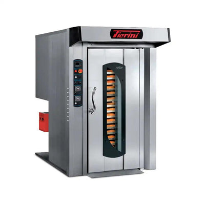 Forni Forini Rotor Diesel Rack Oven, Power 240,000 BTU, 400V / 50Hz / 3 Phase, 143 x 203 x 220 cm - HorecaStore