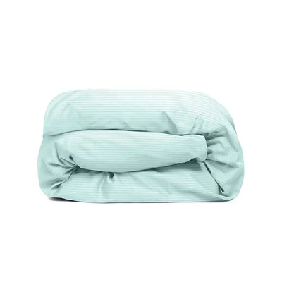 ths zen stripes double full duvet cover baby blue