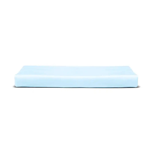 ths giza cotton double flat bed sheet baby blue