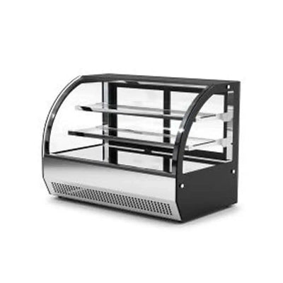 Lava Inox CS 900CT Cake Display Showcase Square, 3 Glass Shelves 200W   HorecaStore