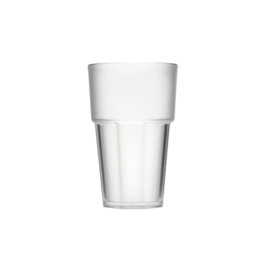Tribeca Casablanca Stackable  Polycarbonate Pc Clear Frosted Tumbler 400 ml