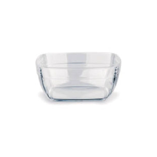 Tribeca Polycarbonate Clear Square Bowl 11 x 11 Cm