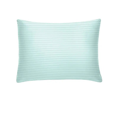 ths zen stripes single cotton pillowcase baby blue