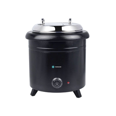 Hurakan Hkn-Fwp Enameled Steel Electrical Soup Kettle, Volume 13 Ltr, 0.4 kW