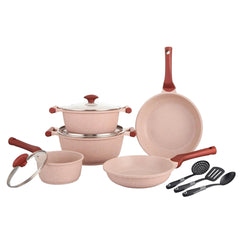 Prestige Aluminum Essentials Nonstick Set Combo , Pink