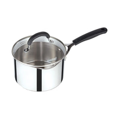 Prestige Stainless Steel 18 cm Sauce Pan With Glass Lid