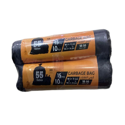 THS Garbage Bags , Black, 2 ctn