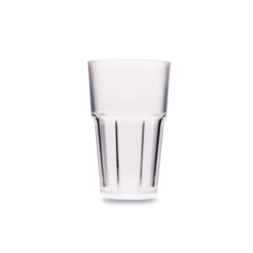 Tribeca Premium Frosted Polycarbonate Pc Clear Tumbler 300 ml, BOX QUANTITY 75 PCS