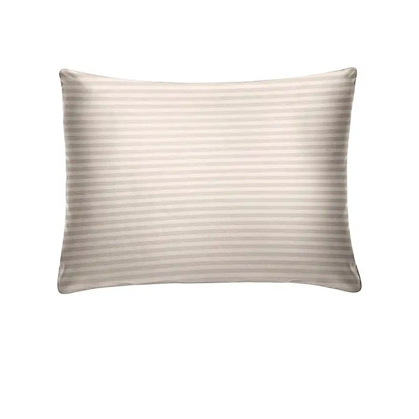 ths zen stripes single cotton oxford pillow cover pearl