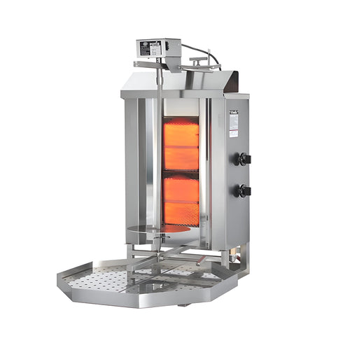 Potis Gas Shawarma Machine, 30 kg, 50 x 65 x 92 cm