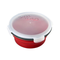 Good 2 Go Plastic 800ml Round Container, Red