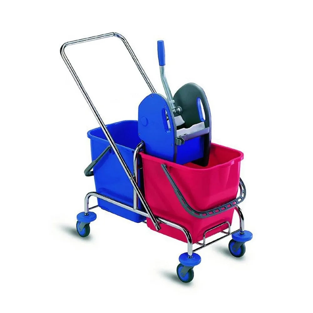 THS RSC50N Double Mop Bucket Trolley 50L