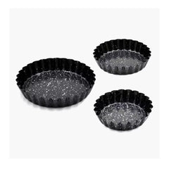 Prestige Carbon Steel Granite Tart set of 3