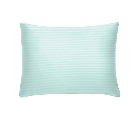 ths zen stripes single cotton oxford pillow cover baby blue