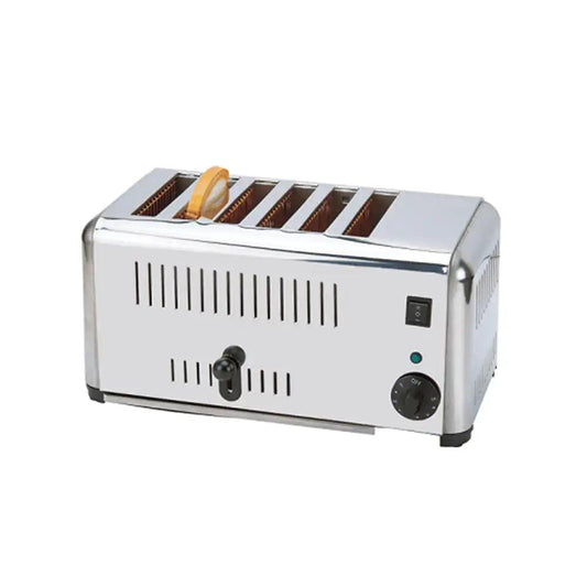 THS ETS-6 6 Slots Bread Toaster 2.5 kW 42 x 26 x 22 cm - HorecaStore