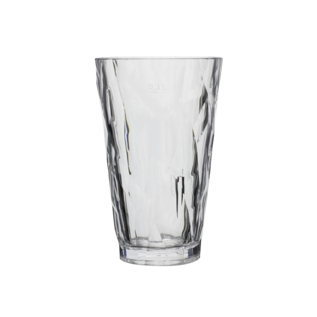 Tribeca Exclusive Diamond Polycarbonate Pc Clear Tumbler 300+ml, BOX QUANTITY 36 PCS