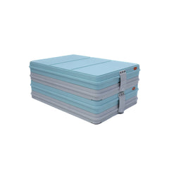 Tribeca Polypropylene Thermo Tray 6 Compartment Blue, 38 x 54.2 x 12 cm, Set of 6 Pcs