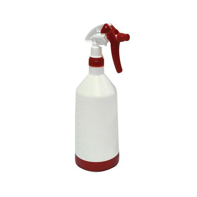 THS Plastic Spray Bottle, white & red, 1L