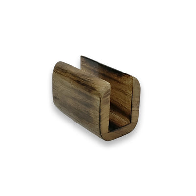 THS Wooden Tissue Holder-Medium Burnt finish