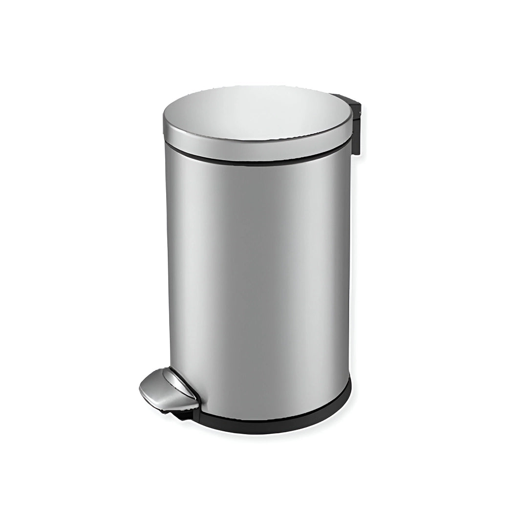 THS Stainless Steel Top in fingerprint-resistant with Pedal Bin, 8 Ltr