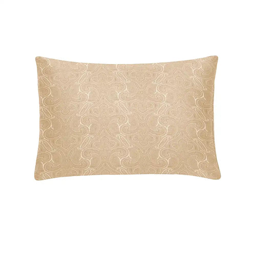 THS Elysian Paisley Jacquard Cotton Pillowcase Pair Gold