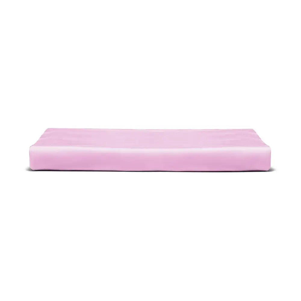 ths giza cotton single flat bed sheet mauve