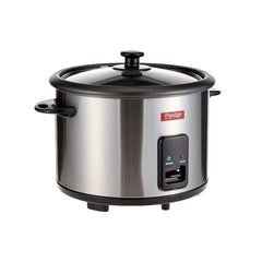 Prestige Stainless Steel 1.8L Rice Cooker With Steamer , Silver