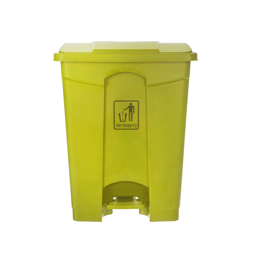 THS AF07330 Yellow Garbage Pedal Bin 30L