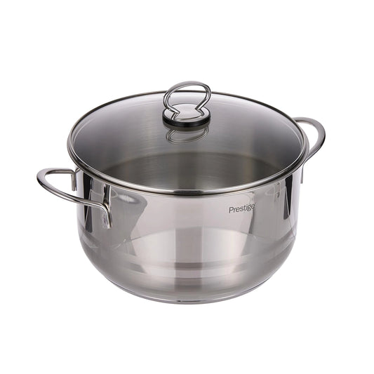prestige-stainless-steel-26-cm-induction-compatible-7-3l-casserole-with-glass-lid-silver